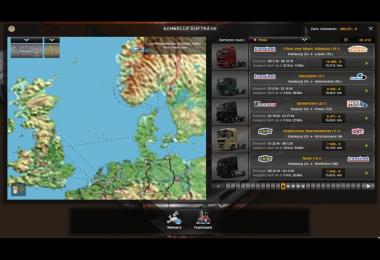 Europamap in color v2.0 mirt Scandinavien DLC