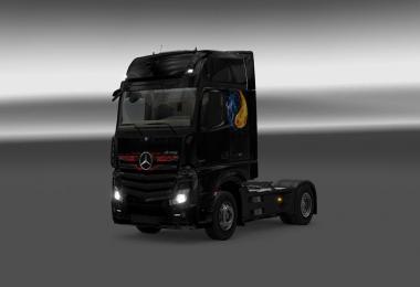 Mercedes Actros MP4 2014 Fire VS Water Skin