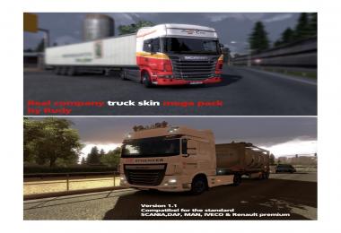 Real Company truck skin (mega pack) by Rudy v1.1