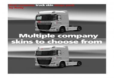 Real Company truck skin (mega pack) by Rudy v1.1