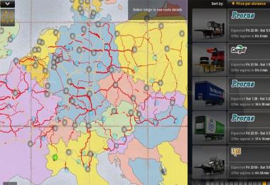 Road Atlas Map Backgrounds for ETS2, ProMods, TSM
