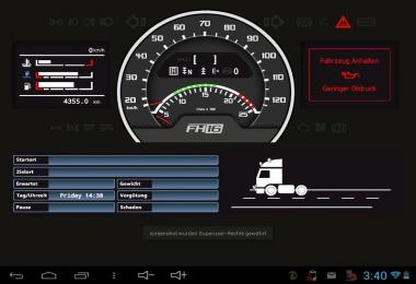 Volvo FH16 Dashboard Skin v0.2.1 beta