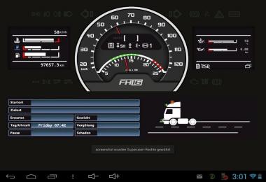 Volvo FH16 Dashboard Skin v0.2.1 beta
