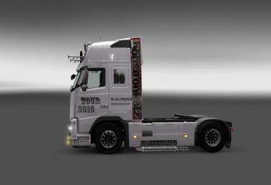 Bohse Onkelz Tour 2015 Volvo FH16 v1.0