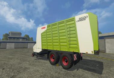 Claas Cargos 9500 4wheels chassis v1.0