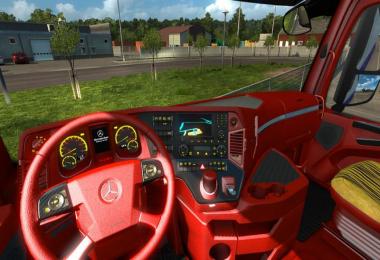 Mercedes Benz Red leather v1.0