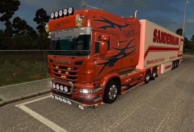 Scania RJL All chassis + 2 Skins