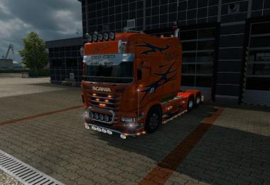 Scania RJL All chassis + 2 Skins