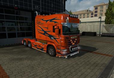Scania RJL All chassis + 2 Skins
