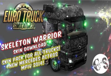 Skeleton Warrior Skin Pack for All Trucks