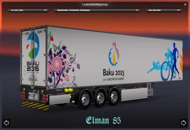 The skin Baku for Kenworth T800 + Chereau trailer