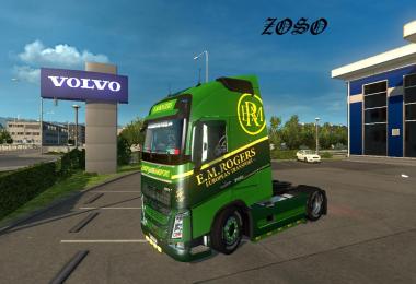 Volvo FH16 2012 Pendragon E.M.Rogers Skin