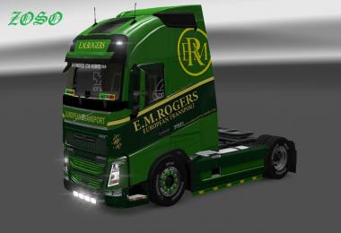 Volvo FH16 2012 Pendragon E.M.Rogers Skin