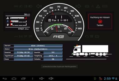 Volvo FH16 dashboard v0.3.8 Beta