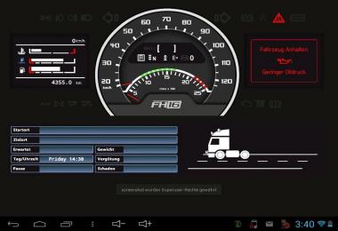 Volvo FH16 dashboard v0.4.1 Beta