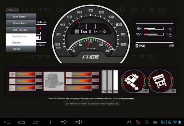 Volvo FH16 dashboard v0.4.5 Beta