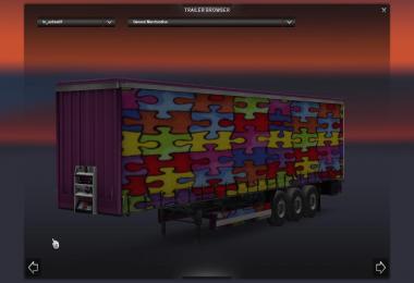 EAM Autism Awareness Trailer set