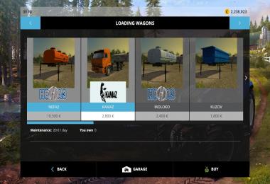 Kamaz 45143 and body pack v1.0