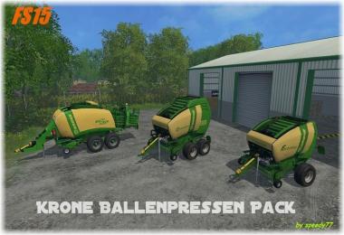 Krone bale presses Set v1.0