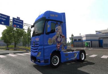 Mercedes MP4 Kancolle and Love Live Skin