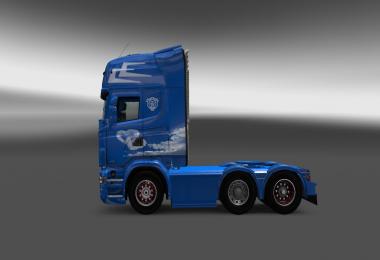 Scania RJL Love is in the air skin v1.0