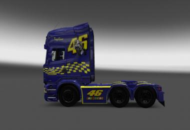 Scania RJL Valentino Rossi skin v1.0