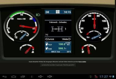 Scania Streamline V8 Dashboard v4.0.0 Beta