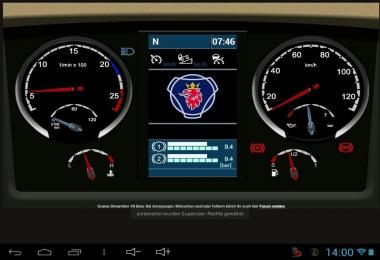 Scania Streamline V8 Dashboard v4.0.0 Beta