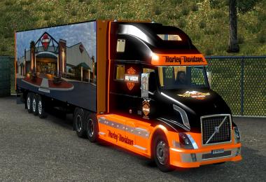 Volvo VNL 780 Harley Davidson + 17 trailer 1.18