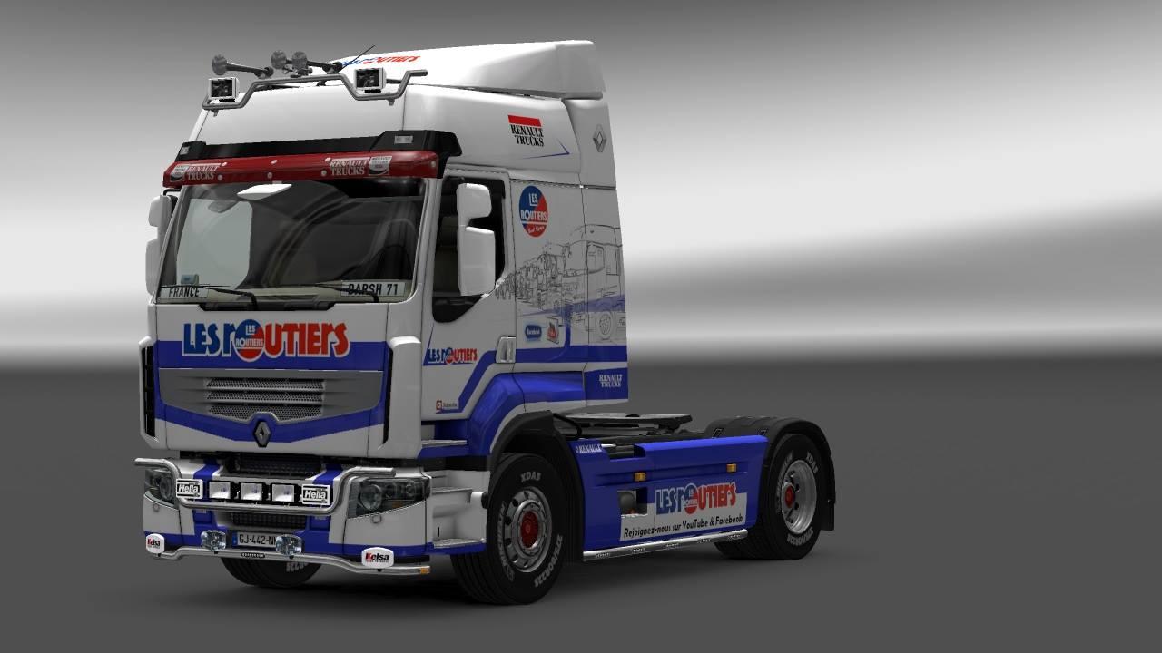 Renault Premium Les Routiers Sont Sympa Skin Modhub Us