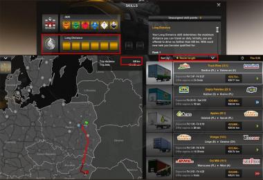 Delivery distance change