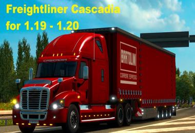 Freightliner Cascadia. Adapted v1.19 & 1.20