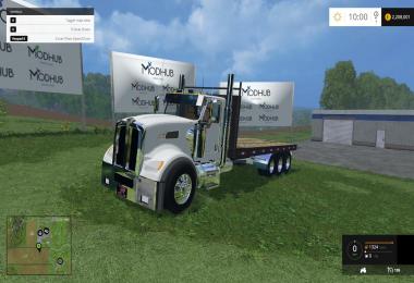 Kenworth Flatbed Bale Truck v1