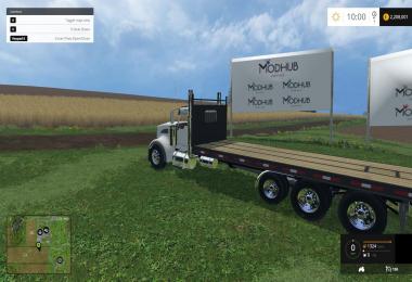 Kenworth Flatbed Bale Truck v1