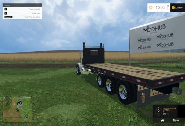 Kenworth Flatbed Bale Truck v1