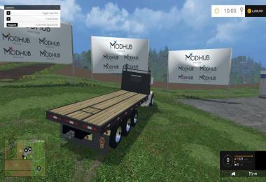 Kenworth Flatbed Bale Truck v1