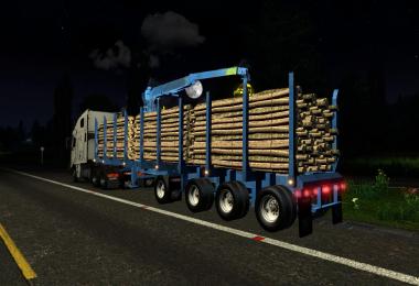 Manac Logger 4 Axles Trailer
