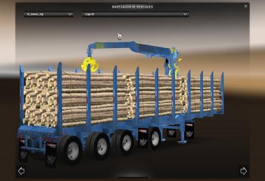 Manac Logger 4 Axles Trailer