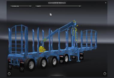 Manac Logger 4 Axles Trailer