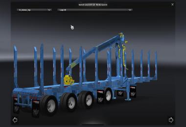 Manac Logger 4 Axles Trailer