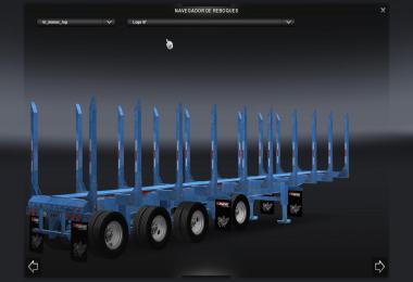 Manac Logger 4 Axles Trailer
