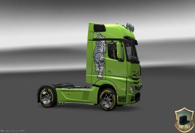 Mercedes Actros MP4 2014 Bars Skin