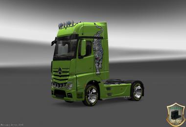 Mercedes Actros MP4 2014 Bars Skin