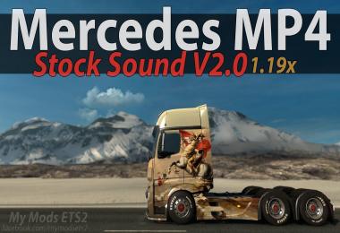 Mercedes Actros MP4 Stock Sound v2.0 (1.19.x)