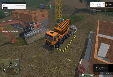 NBM MAN TGA 8x8 HKL CONCRETE MIXER