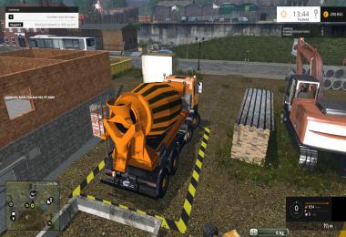 NBM MAN TGA 8x8 HKL CONCRETE MIXER