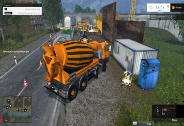 NBM MAN TGA 8x8 HKL CONCRETE MIXER