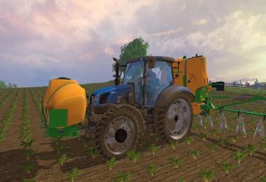 New Holland T6.160 replaceable tires v1.05