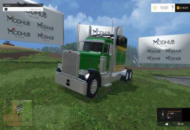 Peterbilt 3881 John Deere semi v1.1