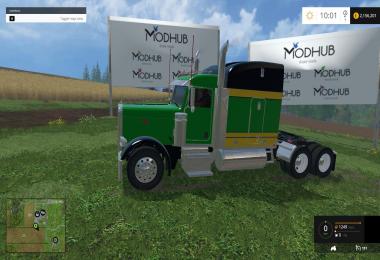 Peterbilt 3881 John Deere semi v1.1